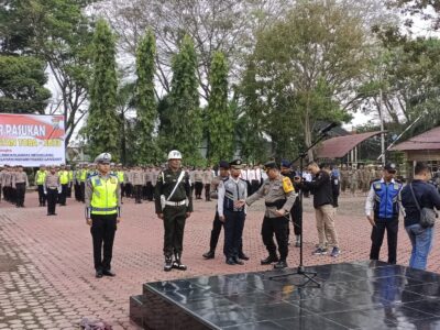 Wakili FKUB Langkat mengikuti Kegiatan Apel Pasukan Operasi Keselamatan Toba Tahun 2023 di Kapolres Langkat