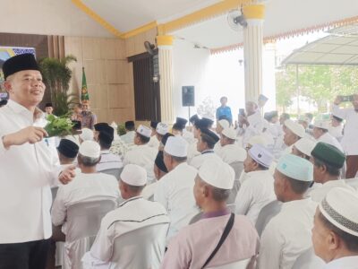 Wakili  FKUB Langkat, hadiri tepung tawar haji dan manasik di Kantor Bupati Langkat