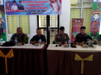 FKUB Langkat, Narasumber di kegiatan Sosialisasi Bela Negara dan Isu SARA.