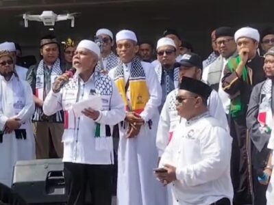 FKUB Langkat dan Tokoh Lintas Agama Berorasi di Hadapan 20 Ribu Massa Aksi Solidaritas Masyarakat Langkat Peduli Palestina