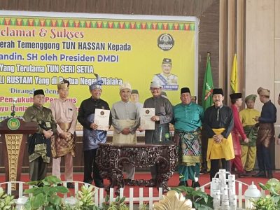 FKUB Langkat Hadiri Penganugerahan Gelar Tumenggong Tun Hasan Kepada H. Syah Afandin, S.H.