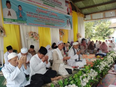 FKUB Langkat Pimpin Doa Kebangsaan Pada Acara Tabligh Akbar Dzikir dan Doa Bersama Pemilu Damai 2024