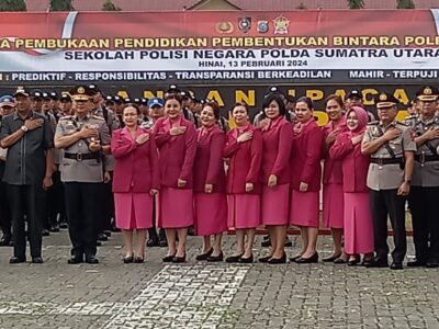 FKUB Langkat Menghadiri Upacara Pembukaan Pendidikan Pembentukan Bintara POLRI Gelombang I TA. 2024 SPN Polda Sumut