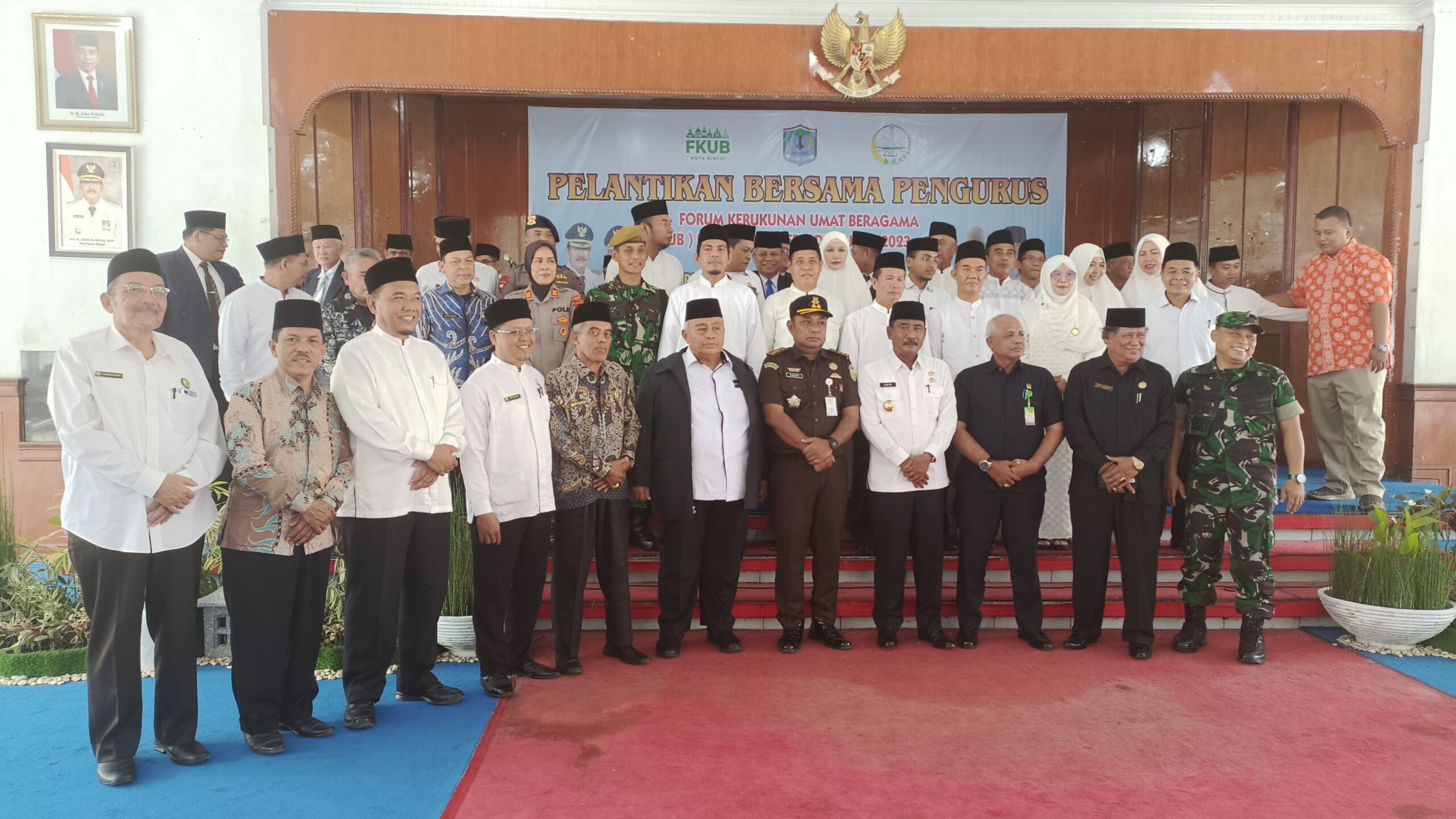 You are currently viewing FKUB Langkat Menghadiri Pelantikan FKUB Binjai Tahun 2024-2028