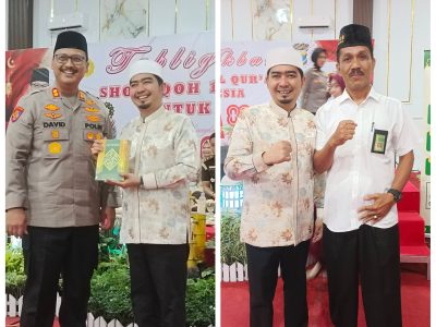 FKUB LANGKAT HADIRI TAKBIR AKBAR DI POLRES LANGKAT.