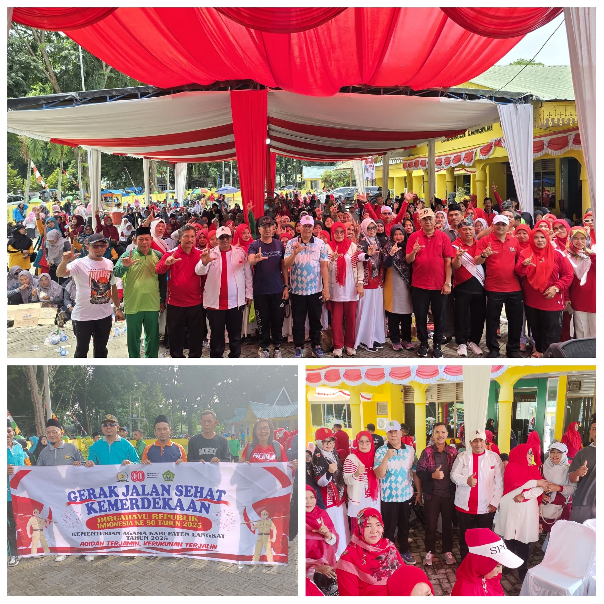 You are currently viewing FKUB LANGKAT HADIRI KEGIATAN JALAN SEHAT KERUKUNAN KEMENAG LANGKAT.