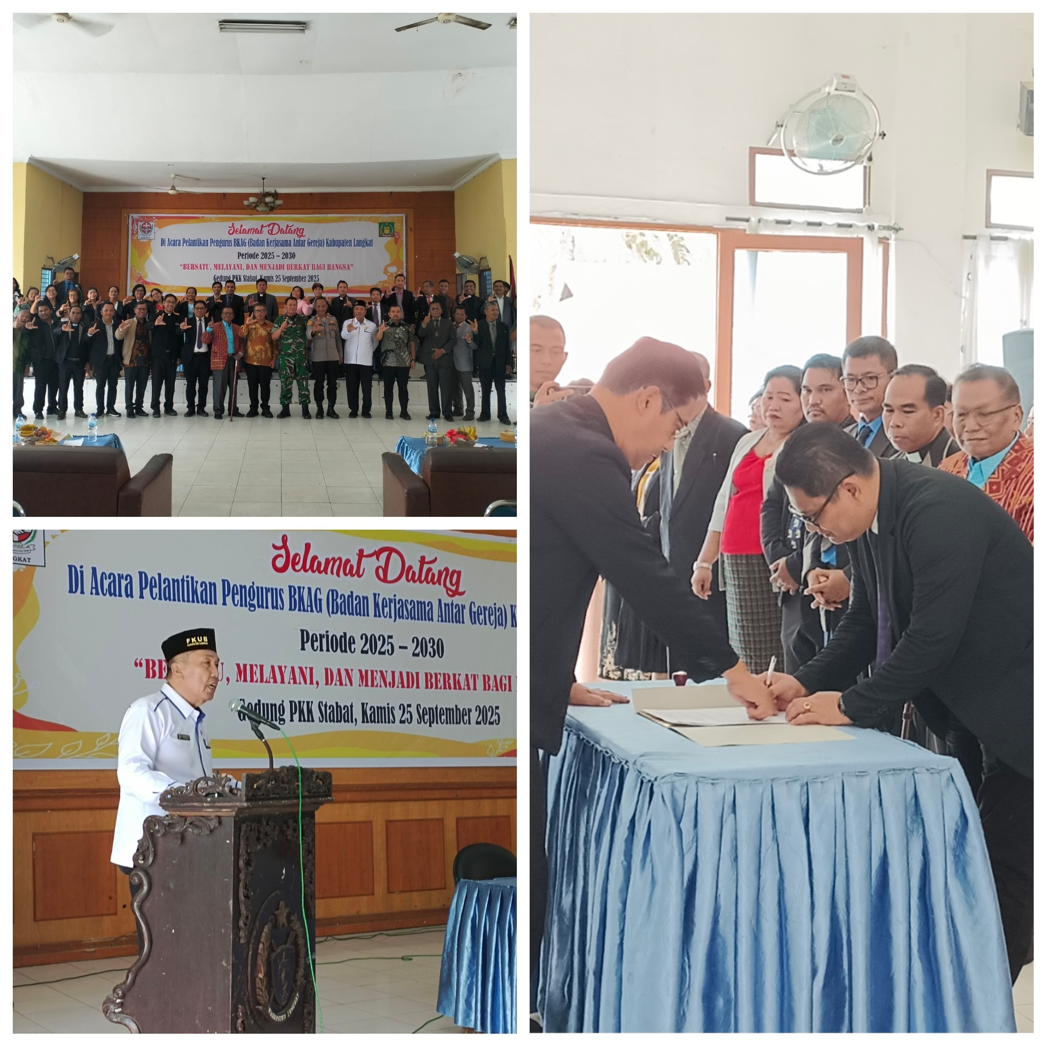 You are currently viewing FKUB LANGKAT HADIRI ACARA PELANTIKAN BKAG KABUPATEN LANGKAT TAHUN 2025 – 2030.