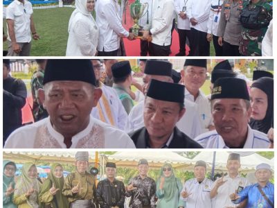 FKUB LANGKAT IKUTI PAWAI DAN PELANTIKAN DEWAN HAKIM SERTA HADIRI MTQ KE-58 TAHUN 2025.